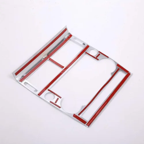Vista 6 de YIWANG ABS cromo centro control salida de aire panel de ventilación cubierta marco ajuste para Land Rover Discovery Sport 2015+coche accesorios