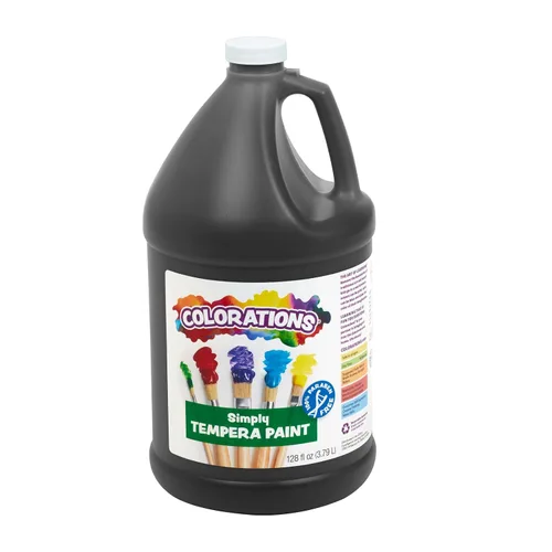 Vista 11 de Colorations Pintura de témpera simple sin parabenos para niños, juego de 11 galones, pintura vibrante para póster y aula, fabricada en Estados