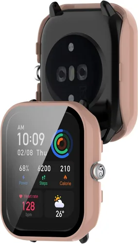 Vista 7 de Funda compatible con Amazfit GTS 4 Mini, policarbonato duro ultrafino, cobertura completa, a prueba de golpes, compatible con Amazfit GTS 4 Mini
