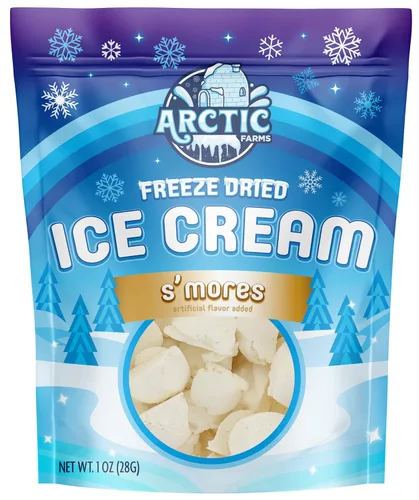 Vista 3 de Arctic Farms Helado liofilizado que no se derrite (1 onza, S'mores)