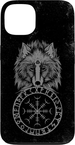 Vista 7 de Viking Aegishjalmur Runes Fenrir Odin Helm of Awe Phone Case for iPhone 17