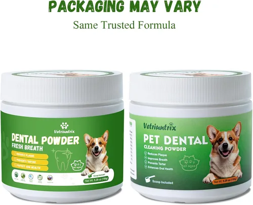 Vista 14 de Polvo Limpiador de Dientes para Perros, Polvo Dental para Perros para Limpieza de Dientes y Refresco de Aliento para Perros con Probiótico