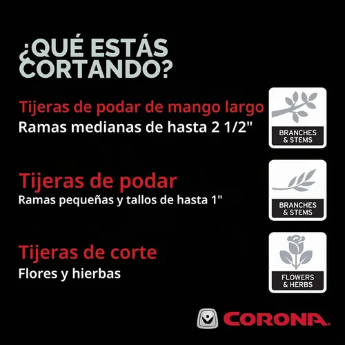 Vista 7 de Corona Tools BP 6250 MAXFORGED Podadora de derivación de aluminio, capacidad de corte de 1 pulgada, tijeras de podar manuales profesionales con hoja