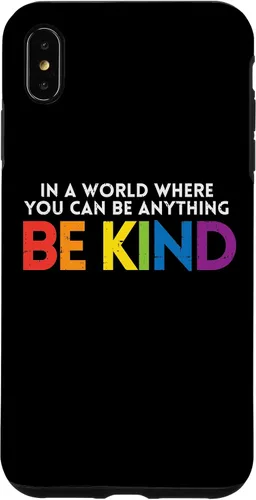 Vista 7 de Funda de regalo para iPhone 14 World Be Kind Rainbow LGBT Pride Lesbiana Gay Bi Trans