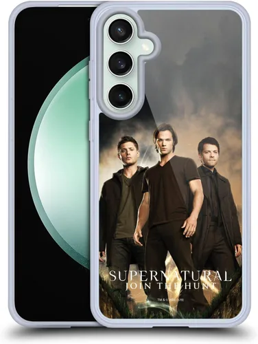 Vista 50 de Head Case Designs Supernatural Sam, Dean & Castiel Key Art - Funda de gel con licencia oficial [protección de grado militar] compatible con Google