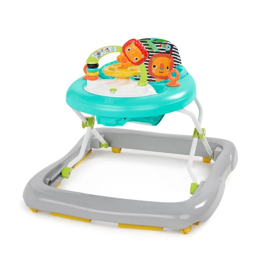 Vista 12 de [Usado] Bright Starts - Caminante Giggling Safari con estructura de plegado fácil para almacenamiento, para bebés a partir de 6 meses