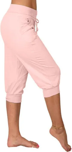Vista 7 de HJYUZP Womens Joggers Summer New Casual Cropped Elastic Pants for Women Fashion Casual Fashion Shorts Joggers for Women