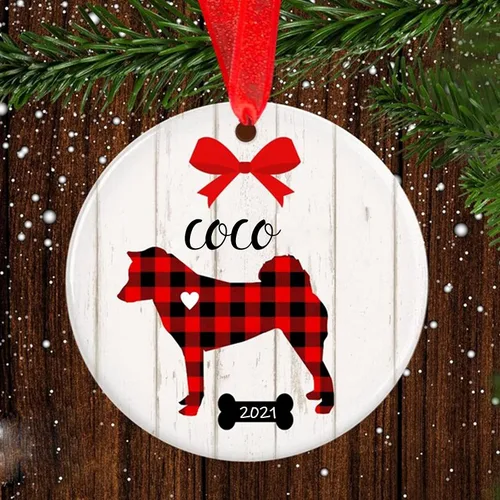 Vista 27 de Adorno de Navidad para mascotas, adorno de Beagle, regalos para amantes de mascotas, regalo conmemorativo para mascotas, recuerdo de Beagles