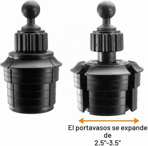 Vista 6 de iBOLT TabDock - Soporte para portavasos de tableta de 7 a 10 pulgadas para camiones y vehículos