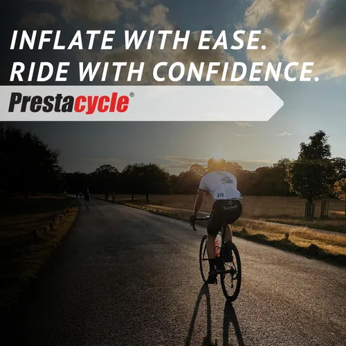 Vista 6 de Prestacycle Prestaflator Mini Pro, cabezal de inflado de neumáticos de bicicleta, válvula de bomba de aire de bicicleta, herramienta Presta