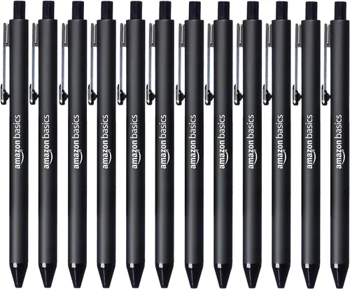 Vista 7 de Bolígrafo retráctil de Amazon Basics, colores surtidos, paquete de 24