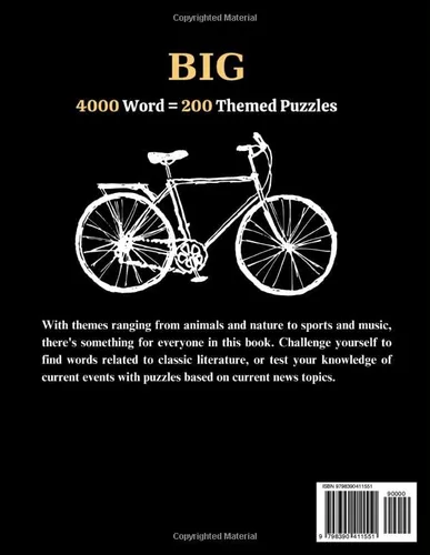 Vista 2 de 4000 BIG Word Search for Adults Large Print (200 Themed Puzzles) Relaxing Big Font Wordfind, Anti-Eye Strain, Puzzle Book for Adults, Seniors to