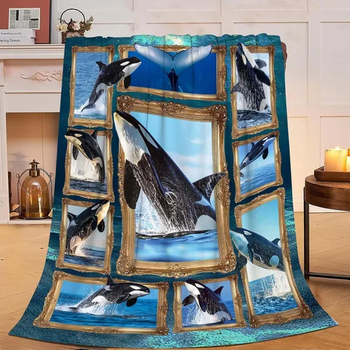 Vista 258 de Manta de águila con la bandera estadounidense y águila calva, regalos para niños, niñas, niños, adultos, mujeres y hombres, suave, acogedora, cálida
