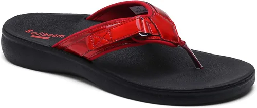 Vista 3 de SOLLBEAM Sandalias ortopédicas originales para mujer, estilo tanga con soporte de arco
