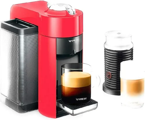 Vista 19 de Nespresso ENV135GY - Cafetera de café y espresso de De'Longhi, metal grafito Nespresso Vertuoline Café, surtido, 30 cápsulas
