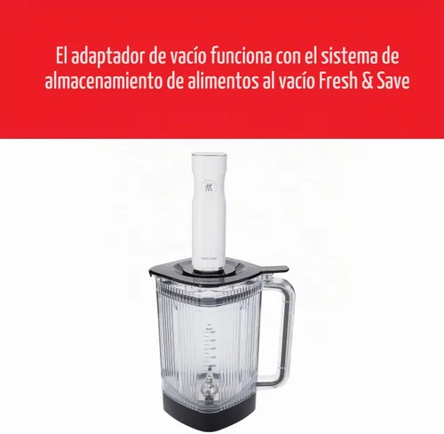 Vista 6 de ZWILLING Enfinigy - Batidora eléctrica de 48 onzas con hoja cruzada y tapa al vacío, color negro