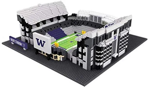 Vista 3 de FOCO NCAA Unisex NCAA College 3D BRXLZ Puzzle Team Football Stadium