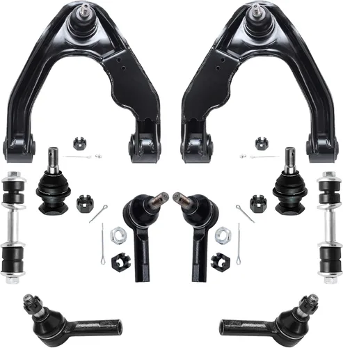 Vista 170 de Detroit Axle - Kit de suspensión delantera de 10 piezas para Chevrolet Trailblazer GMC Envoy 2004-2007 2005 2006 Soportes de brazo de control