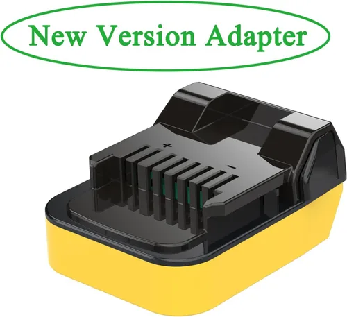 Vista 2 de Nueva versión de adaptador para batería de litio DeWalt 20 V MAX XR compatible con Hitachi y se adapta a herramientas inalámbricas Metabo HPT de 18