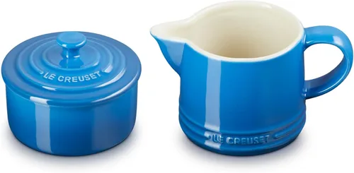 Vista 11 de Le Creuset Stoneware Signature, Artichaut Cream & Sugar Set, Crema: 10.1 fl oz, Azúcar: 8oz
