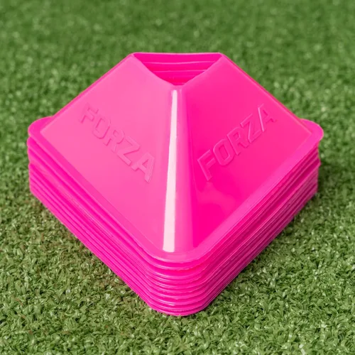 Vista 6 de FORZA Mini conos de entrenamiento de 2 pulgadas, paquete de 40 unidades, ejercicios y entrenamiento, multideporte, fútbol, hockey, entrenamiento