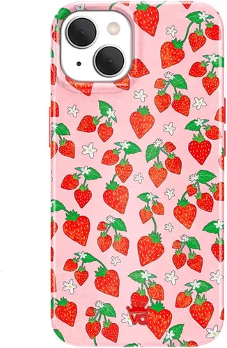 Vista 29 de VELVET CAVIAR Funda para iPhone 15, compatible con MagSafe, probada en caídas de 10 pies, Berry Baby