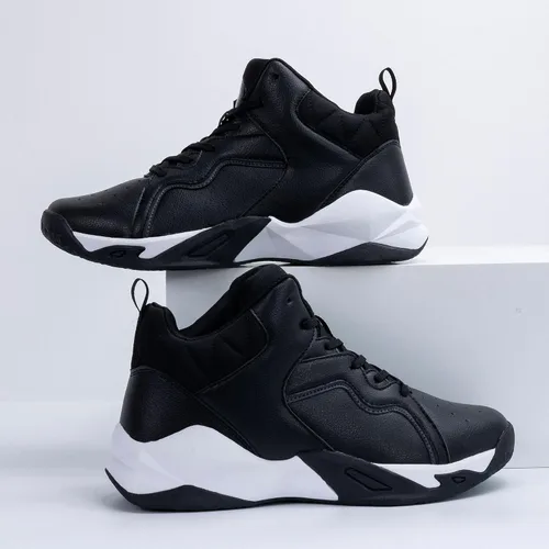 Vista 6 de Men's Basketball Shoe High-Top Athletic Running Sneakers Outdoor Trainers Non-Slip Lightweight Cushioning Workout Sport Shoes US 7-13