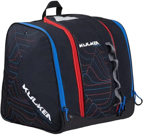 Vista 10 de KULKEA Speed Star - Bolsa para botas de esquí para niños, 35 L Azul/Azul Claro