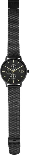Vista 7 de AX Armani Exchange Reloj multifunción para hombre con correa de cuero o acero inoxidable