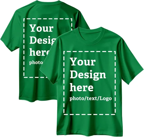 Vista 13 de Camisetas personalizadas para hombres y mujeres, hechas en Estados Unidos, camisetas personalizadas con texto/foto frontal y trasera, camisetas