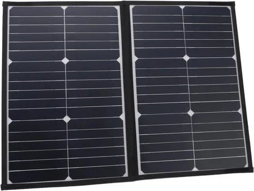 Vista 3 de WALFRONT Solar Panel Charger Kit, Monocrystalline Silicon Portable Charger, 40W for Camping and RV