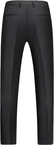 Vista 4 de Trajes de 2 piezas para hombre, ajuste delgado, casual, con un botón, trajes sólidos para hombre, negocios, boda, fiesta, chaqueta, blazer