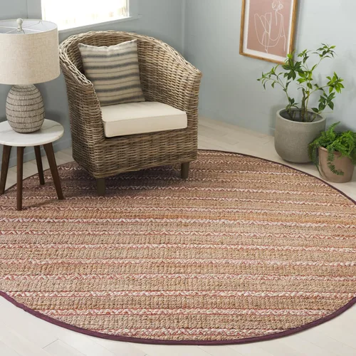 Vista 23 de SAFAVIEH Natural Fiber Collection NFB655Z - Alfombra de pasillo de 2 pies 3 pulgadas x 8 pies, color negro y natural, hecha a mano de yute a rayas