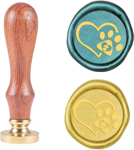 Vista 18 de CRASPIRE Sello de cera de hongo vintage con mango de madera, cabeza de latón extraíble retro para invitaciones de boda, sobres de Navidad, Acción