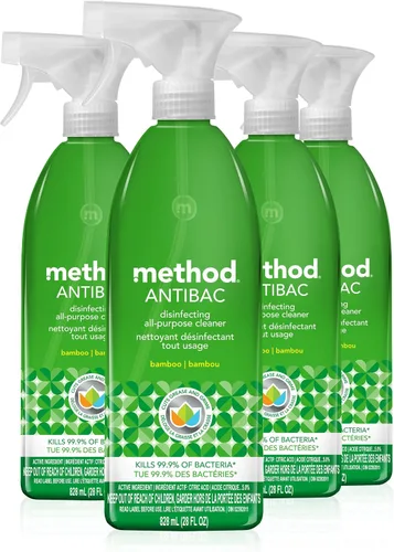 Vista 8 de Method Spray limpiador antibacteriano multiusos, cítrico, mata el 99.9% de los gérmenes domésticos, 28 onzas líquidas