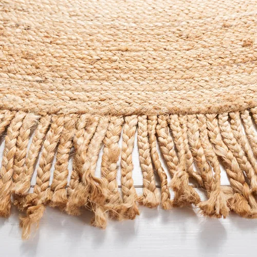Vista 10 de SAFAVIEH Colección trenzada - Alfombra redonda de 3 pies, color beige, yute hecho a mano, ideal para la entrada, vestíbulo, dormitorio (BRD259B-3R)
