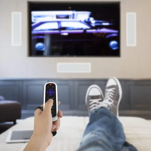 Vista 8 de AKWOX - Funda de repuesto para mando a distancia TCL Roku RC280, ligera, antideslizante, de silicona, a prueba de golpes, para Roku 3600R TCL Roku