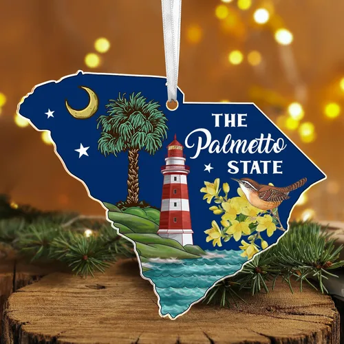 Vista 17 de FLAGWIX Regalos de Navidad de Puerto Rico para mujeres y hombres, adornos de madera 2025 para decoración de árboles, adorno de Navidad de Puerto