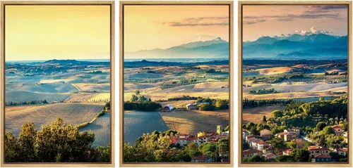 Vista 27 de wall26 Lienzo enmarcado para pared, juego de arte de selva, rana, hoja de palmera, naturaleza, desierto, arte moderno, realismo, decorativo