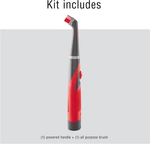 Vista 5 de Rubbermaid Reveal Power Scrubber with Multi-Purpose Head, Cordless Electric Battery Powered Scrub Brush, Water Resistant, for