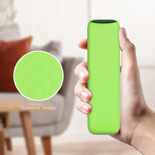 Vista 5 de Funda para Onn Google TV 4K Pro Remote Control 2025, funda de protección completa con cordón, funda de silicona suave para control remoto Onn Google