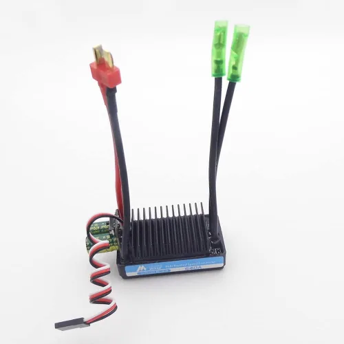 Vista 5 de 通用 12V 24V 100A ESC 997 Controlador de velocidad del motor de cepillo 2 vías adelante hacia atrás freno para RC barco marino tanque de camión