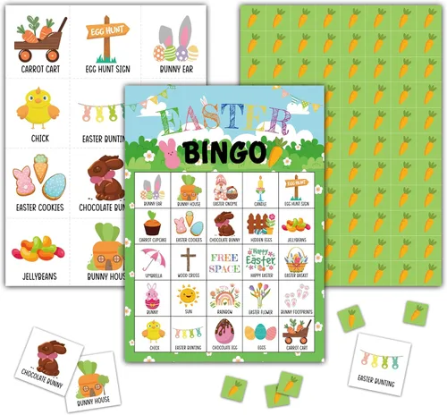 Vista 9 de Tarjetas de juego de bingo para baby shower, juego de bingo para 24 jugadores, actividades en interiores y exteriores, fiesta de baby shower