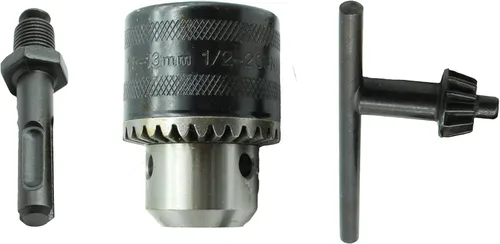 Vista 6 de TMAX Adaptador de mandril sin llave de plata vástago hexagonal de 1/4 pulgadas a broca convencional o microtamaño 1/32 pulgadas a 1/4 pulgadas