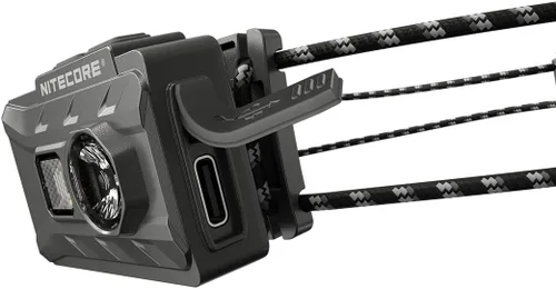 Vista 3 de Nitecore NU20 - Linterna frontal ultraligera clásica, 360 lúmenes, USB-C, recargable, ligera, para mochileros, campamentos, correr con luz blanca