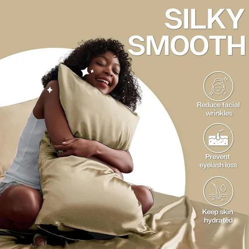 Vista 23 de MR&HM - Funda de almohada de satén