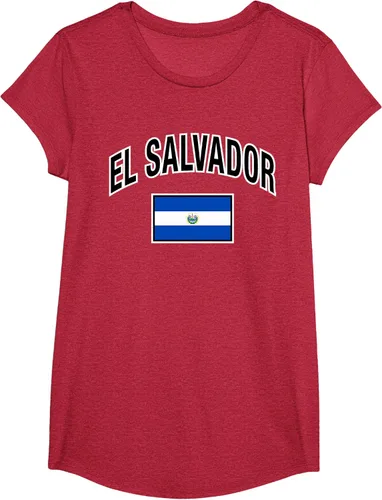 Vista 48 de Camiseta salvadoreña Orgullosa Bandera de El Salvador, Negro