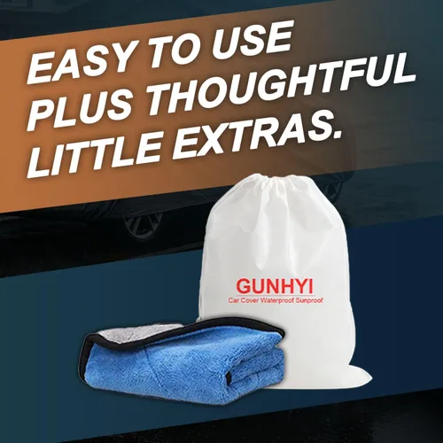 Vista 7 de GUNHYI Funda de coche de 16 capas para automóvil deportivo Coupe pequeño impermeable para todo tipo de clima, ajuste universal Mazda Miata/MX-5, BMW