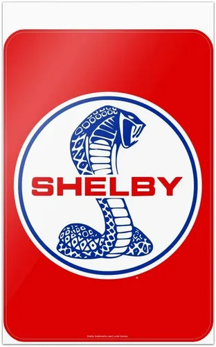Vista 6 de GRAPHICS & MORE Shelby Cobra - Letrero patriótico para oficina y negocios en casa