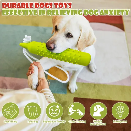 Vista 6 de BINGPET Juguete flotante para perros, 10.8 pulgadas, juguete grande de entrenamiento para recuperar parachoques, juego de remolcador para perros